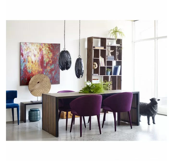 Moe's Home Collection Redemption Shelf - Walnut - Lifestyle