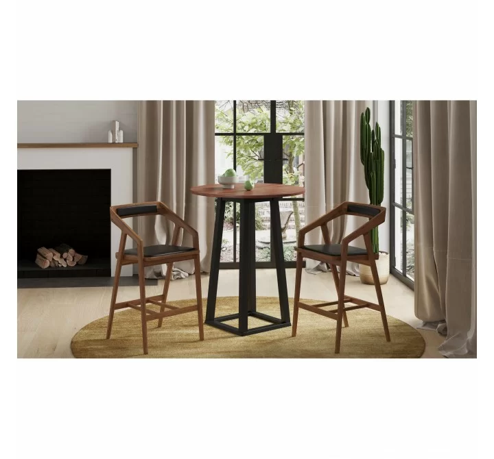 Moe's Home Collection Tri-mesa Bar Table, Brown - Lifestyle