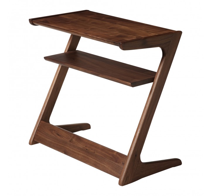 Moe's Home Collection Sakai Accent Table - Walnut - Front Side Angle