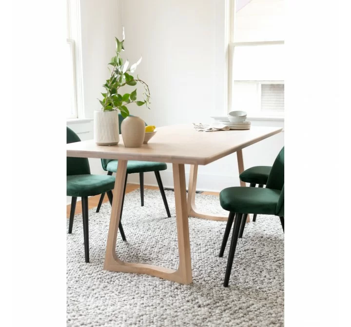 Moe's Home Collection Silas Dining Table in Oak - Lifestyle