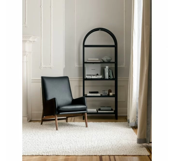 Moe's Home Collection Eero Bookcase in Black - Lifestyle