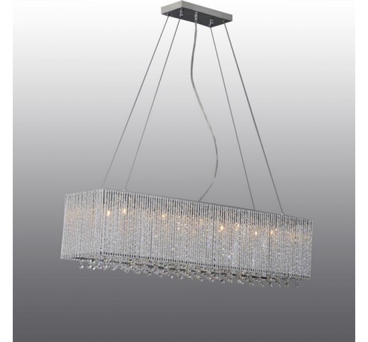 Bromi Crystalline Modern 10 Lights Crystals Chandelier