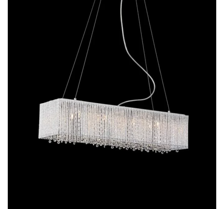 Bromi Crystalline Modern 8 Lights Crystals Chandelier