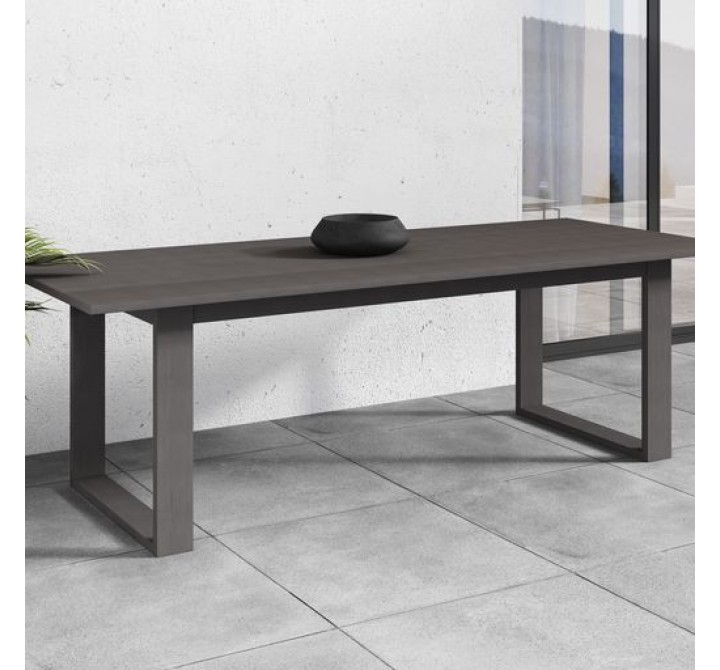 Sunpan Tropea Dining Table 94'' Smoke Grey - Lifestyle 