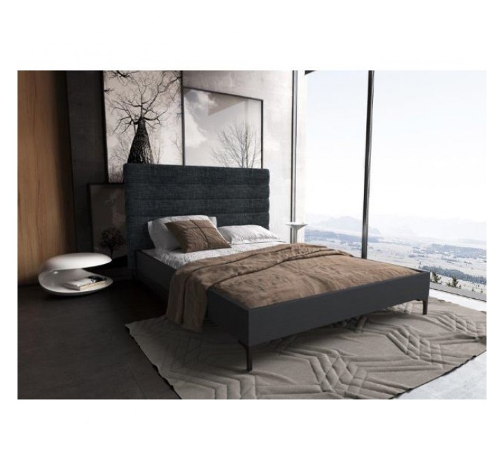 Manhattan Comfort Schwamm Full-Size / Queen Bed Grey