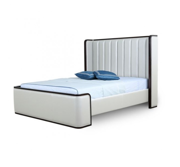 Manhattan Comfort Kingdom Cream Full Bed / Queen
