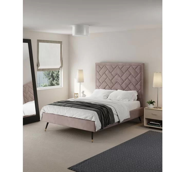 Manhattan Comfort Crosby Modern Full Size- Blush