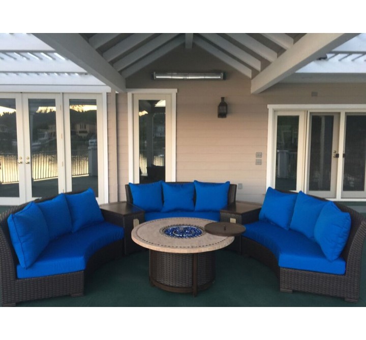 Bermuda 6-Piece Circular Sofa Set 