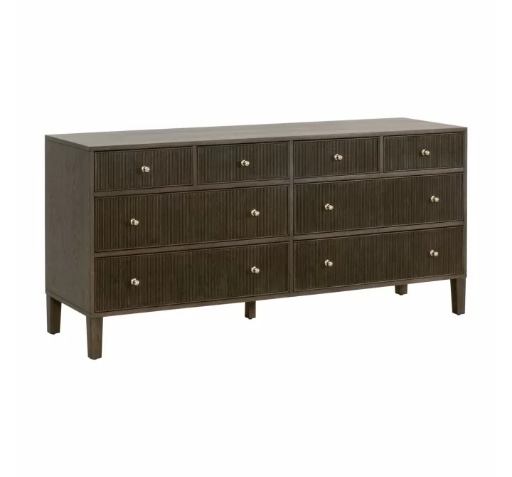 Essentials For Living Highland 8-Drawer Dresser - Front Side Angle