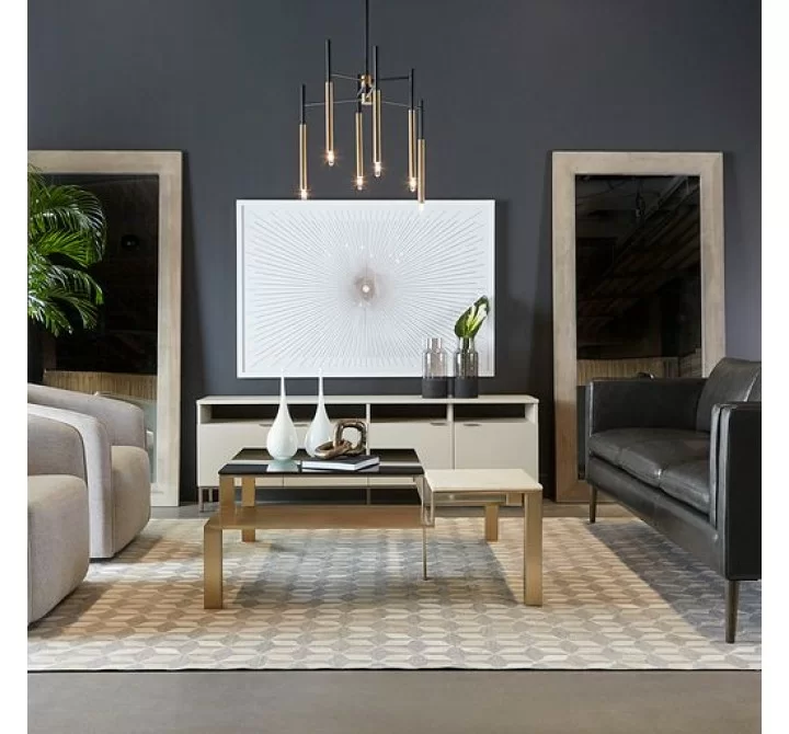 Sunpan Kyoto Hand-Made Rug - Ivory in 5' X 8' / 9' X 12' - Lifestyle