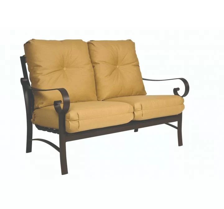 Woodard Belden Cushion Loveseat - Angled
