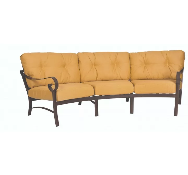 Woodard Belden Crescent Sofa - Angled