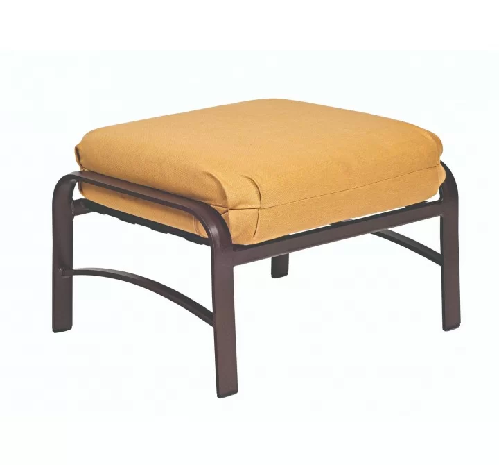 Woodard Belden Cushion Ottoman - Angled