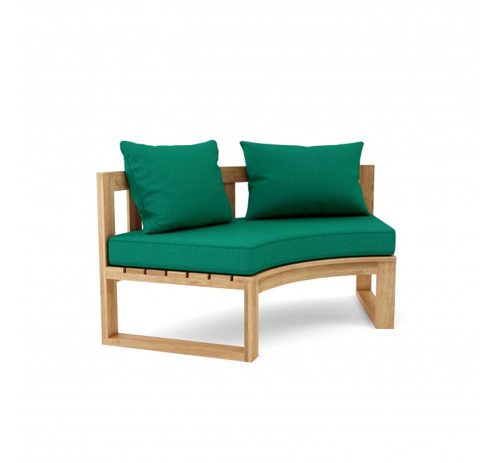 Anderson Teak Circular Modular Deep Seating - Forest Green