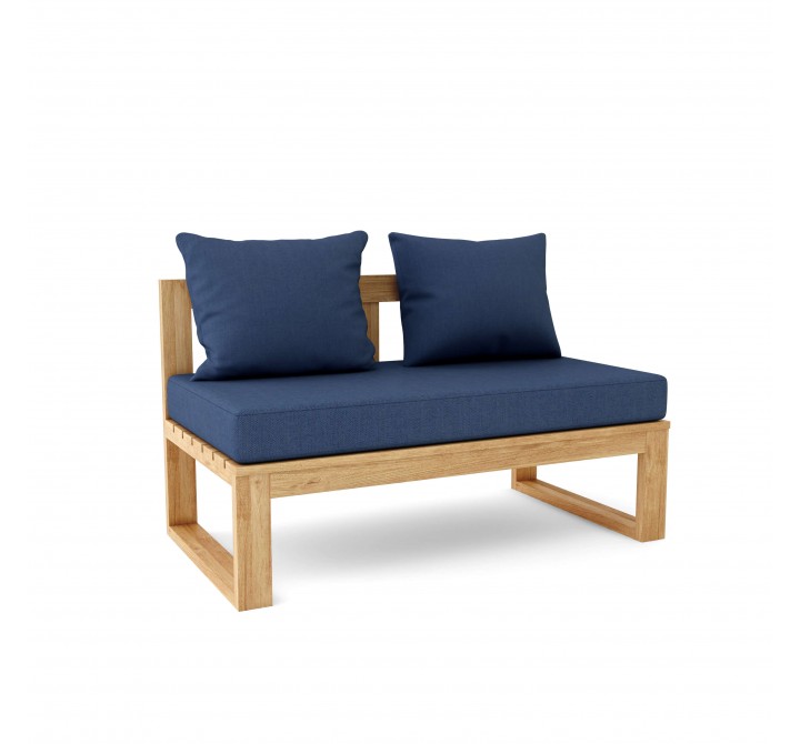 Anderson Teak Straight Modular Deep Seating - Navy 