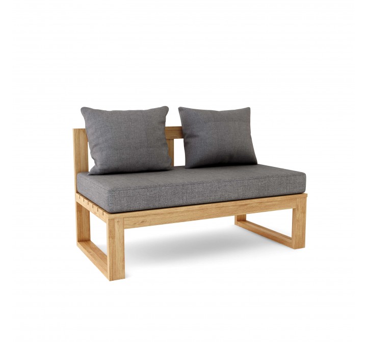 Anderson Teak Straight Modular Deep Seating - Slate