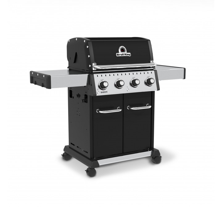 Broil King Baron 420 Pro Grill - NG/LP - Close and Angled