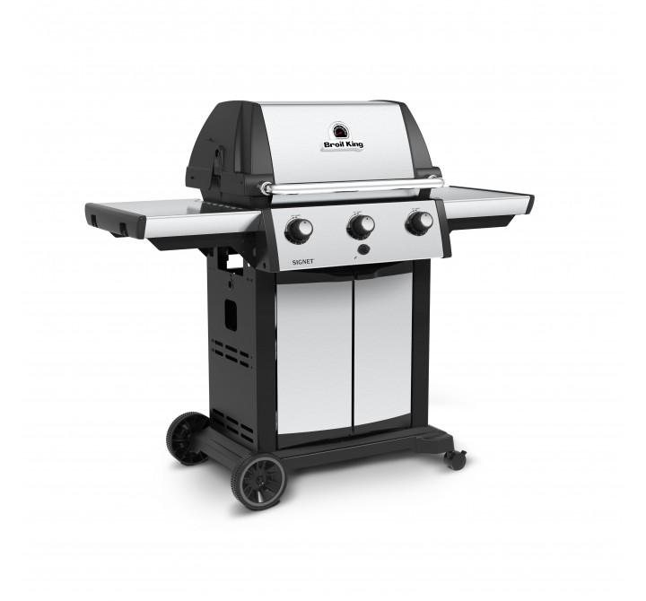 Broil King Signet 320 - NG/LP - Angled and Closed