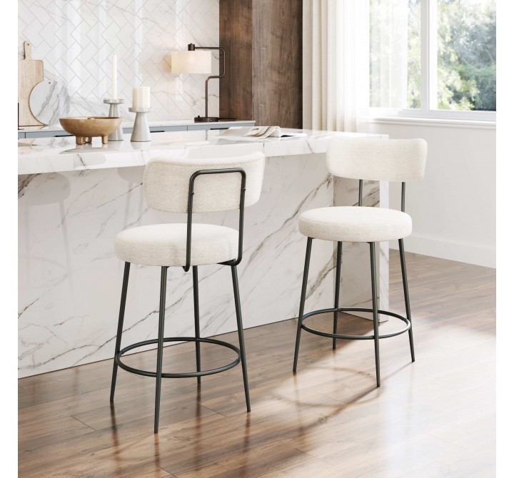 Blanca Counter Stool Ivory - Lifestyle