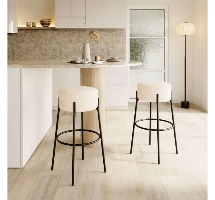 Blanche Barstool in Ivory - Lifestyle