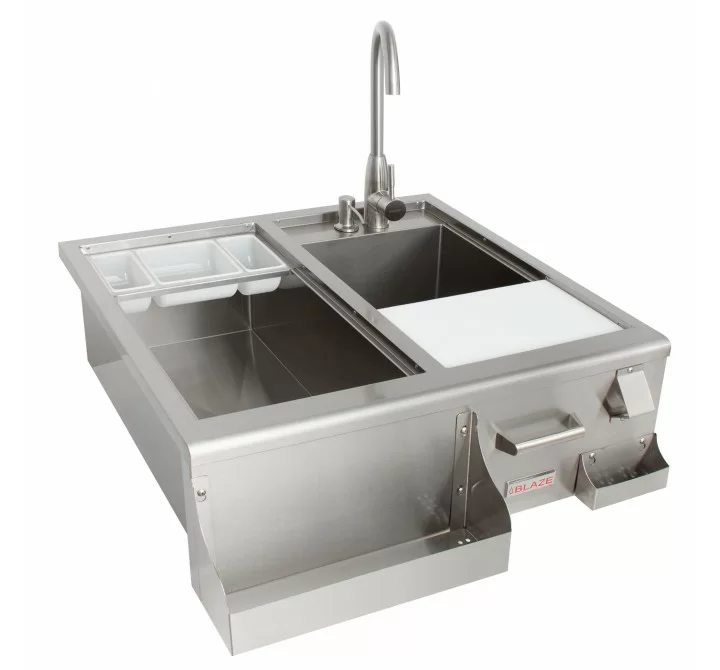 Blaze Grills Beverage Center - Angled View