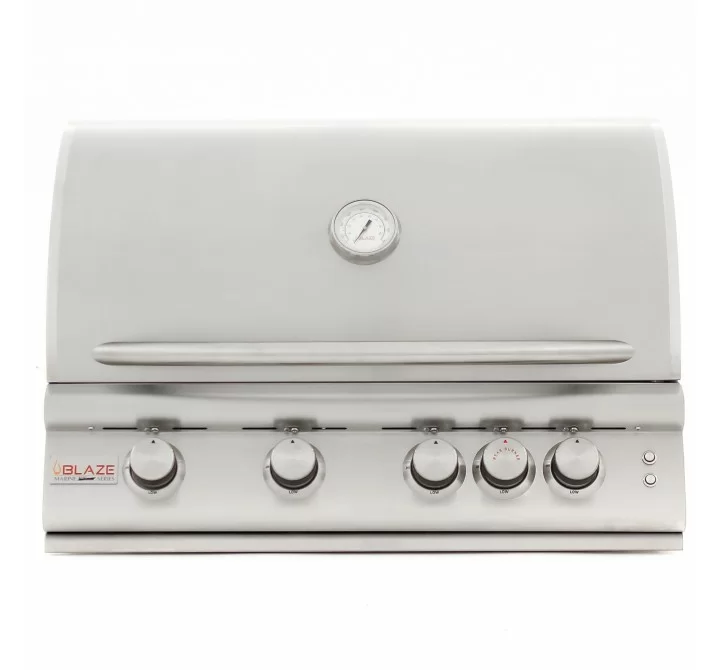 Blaze Grills Marine Grade 316L 4-Burner Premium LTE - Front Close-up