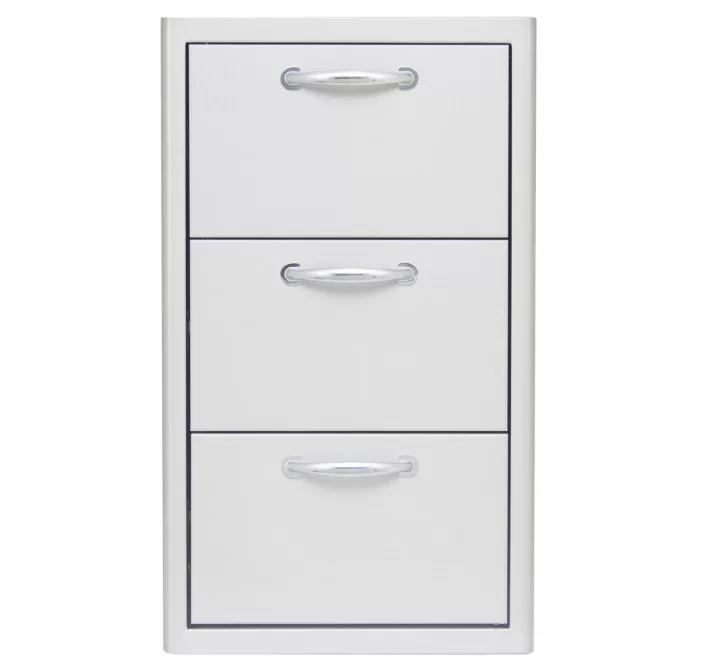 Blaze Grills 16-Inch Triple Access Drawer - Front
