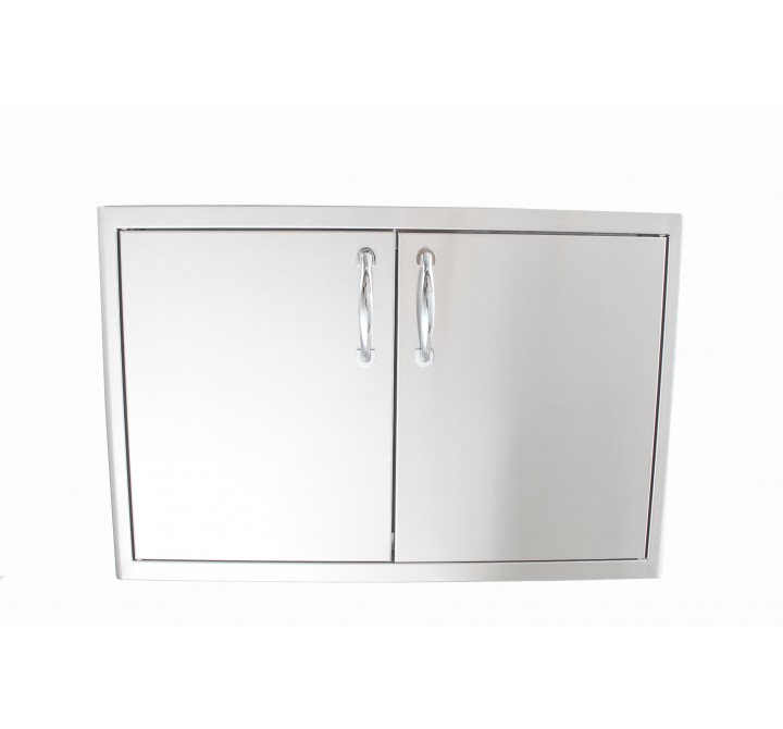 Blaze Grills Stainless Steel Enclosed Dry Storage Cabinet with Shelf - Front