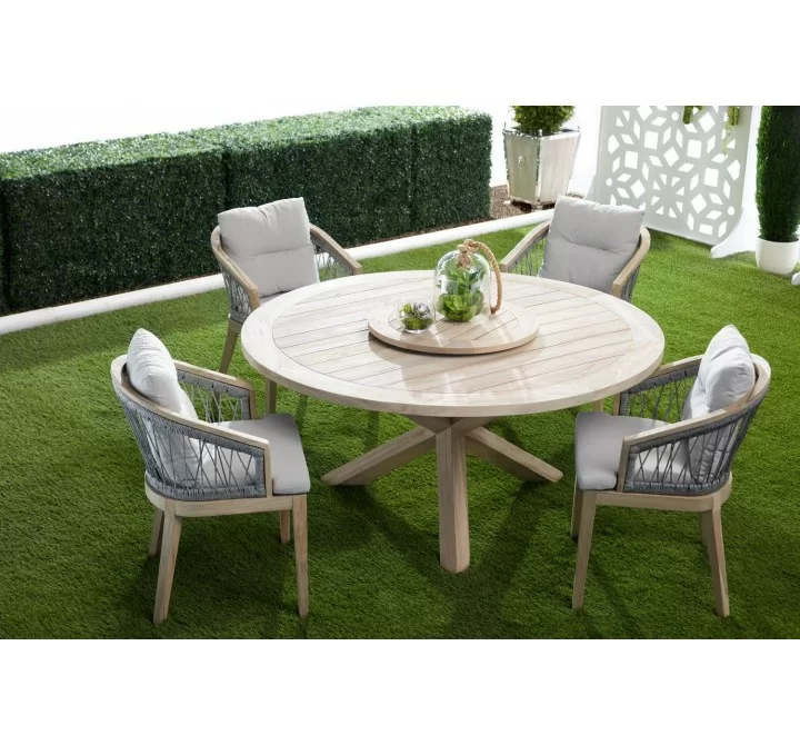 Essentials For Living Boca Outdoor Lazy Susan - Lifestyle