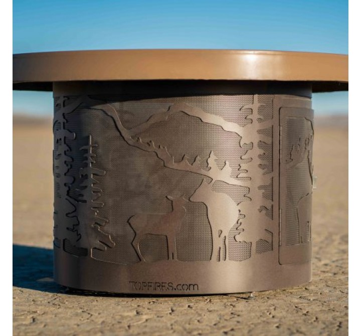 The Outdoor Plus 46" Round Outback Fire Pit  outdoor