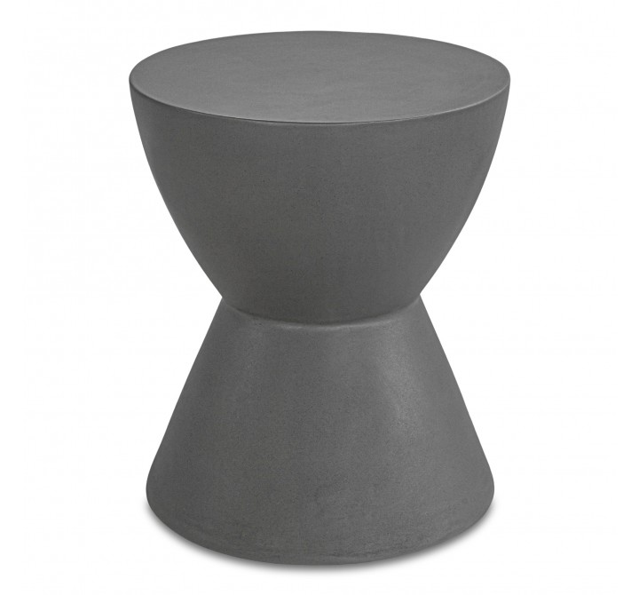 Moe's Home Collection Hourglass Outdoor Stool - Front Top Angle