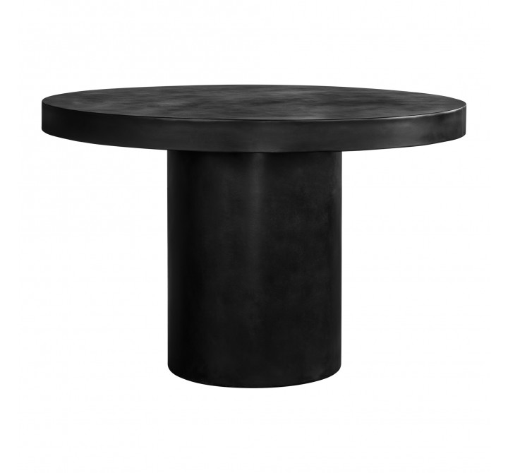 Moe's Home Collection Cassius Outdoor Dining Table - Black - Front Angle