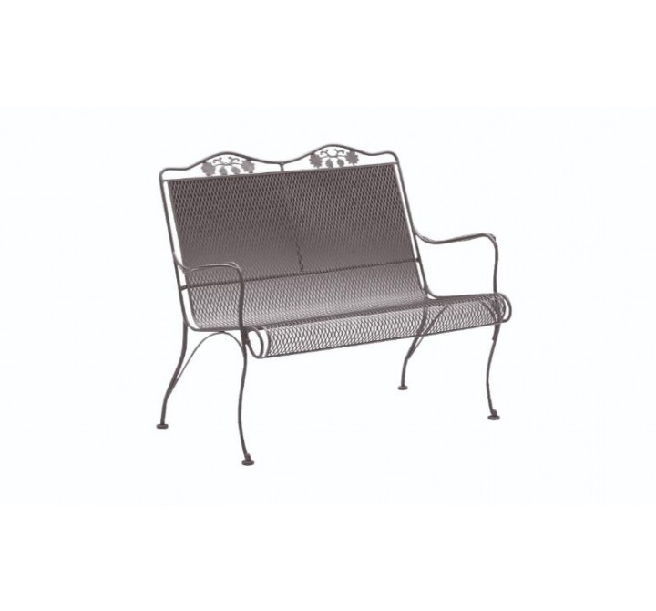 Woodard Briarwood High Back Love Seat - Angled