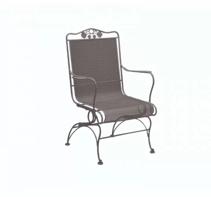 Woodard Briarwood High Back Coil Spring Chair - Angled