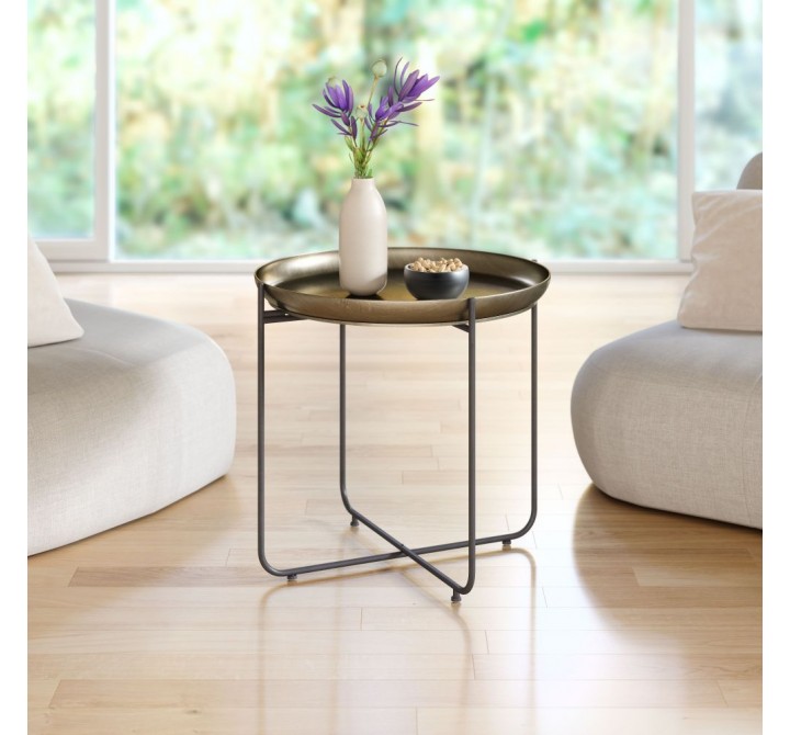 Zuo Modern Bronson Side Table Bronze - Lifestyle