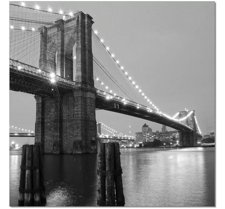 J&M Furniture Acrylic Wall Art Brooklyn Bridge II