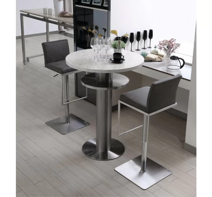 Clay Barstool in Gray- Lifestyle 1