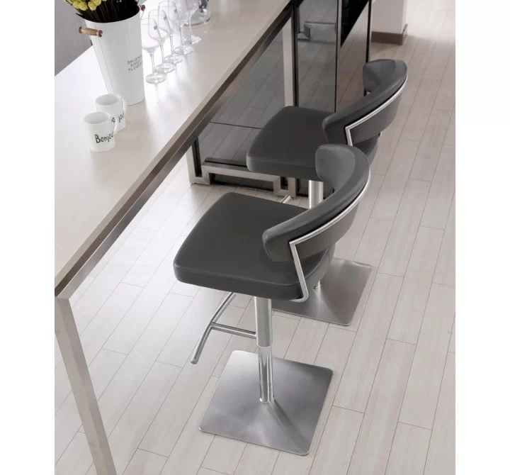 Maureen Barstool in Dark Gray- Lifestyle 1