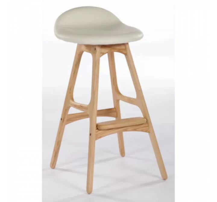 Aeon Sabine Counter Stool Cream White Leather- Set of 2