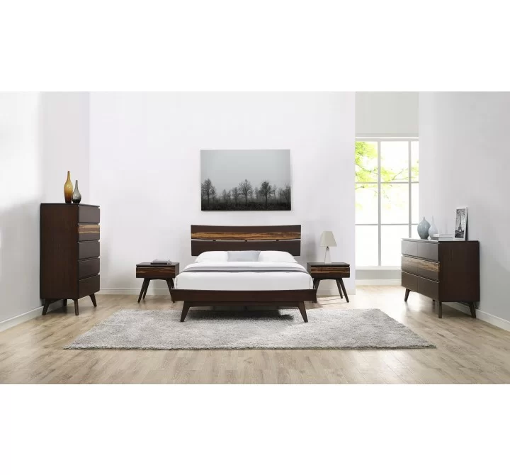 Greenington Azara Five Drawer High Chest, Sable - Lifestyle