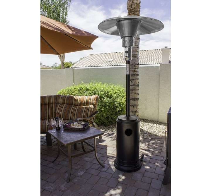 AZ Patio Heaters Commercial Patio Heater in Bronze - Lifestyle