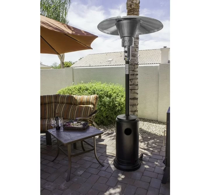 AZ Patio Heaters Commercial Patio Heater in Bronze - Lifestyle