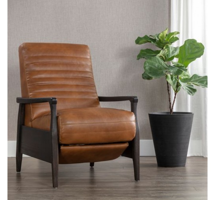 Sunpan Tariq Recliner - Tobacco Tan - Lifestyle