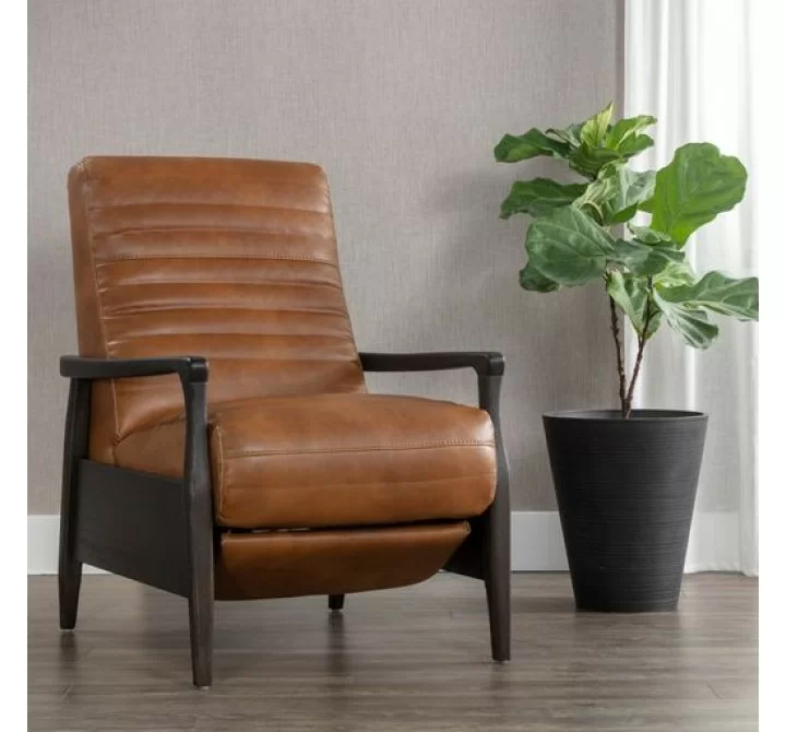Sunpan Tariq Recliner - Tobacco Tan - Lifestyle