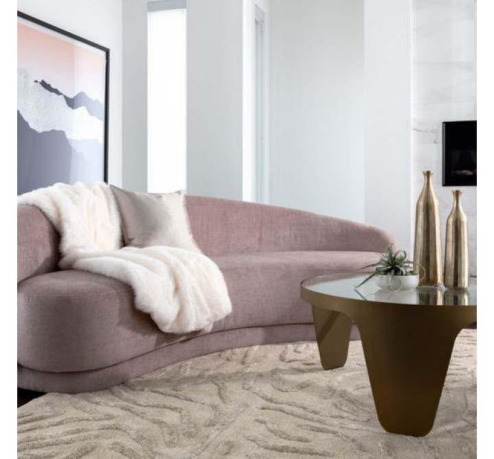 Sunpan Kendra Sofa in Planet Lilac - Lifestyle