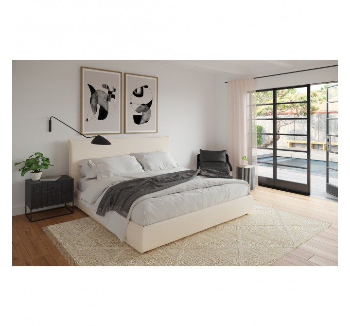 Moe's Home Collection Atelier Nightstand, Black - Lifestyle