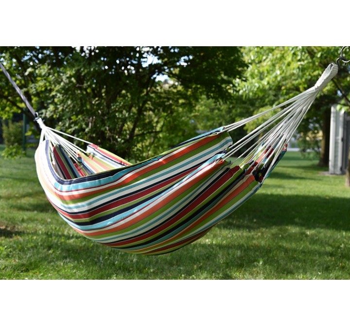 Brazilian Sunbrella Hammock - Double (Carousel Confetti)