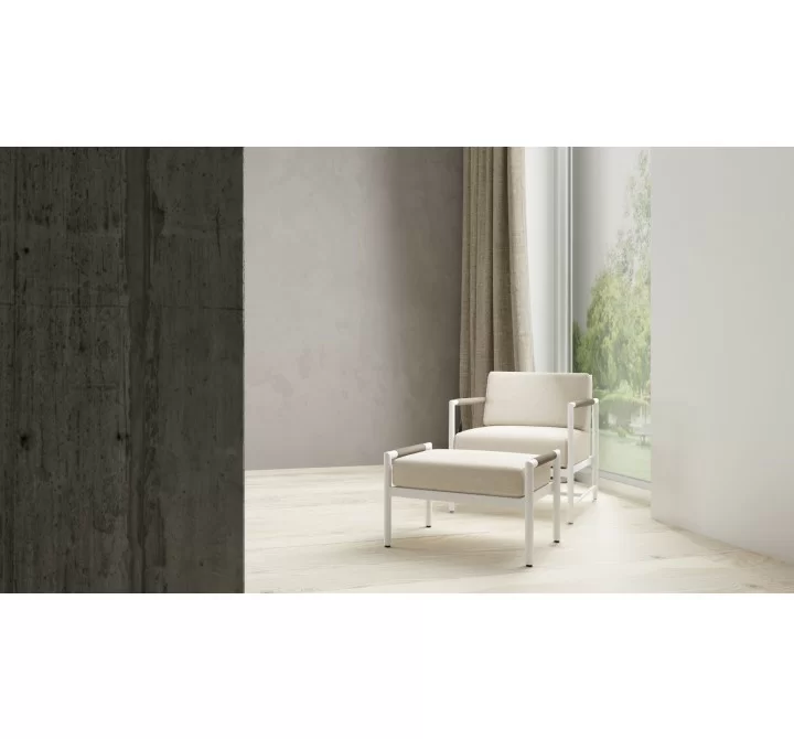 Sabbia Club Chair in Echo Ash, No Welt - Lifestyle