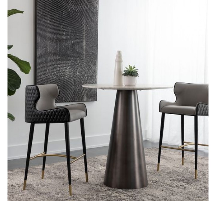 Sunpan Gianni Barstool - Dillon Stratus-Dillon Black - Lifestyle