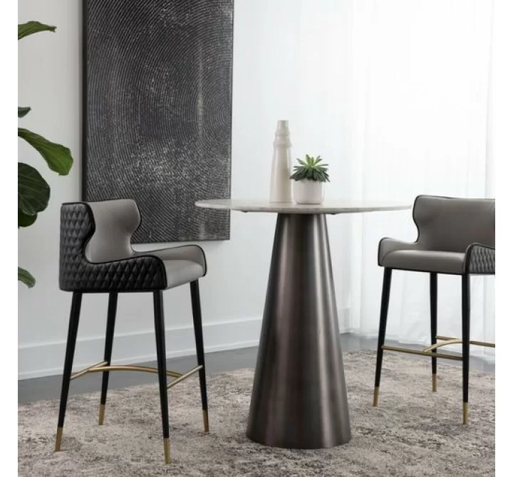 Sunpan Gianni Barstool - Dillon Stratus-Dillon Black - Lifestyle